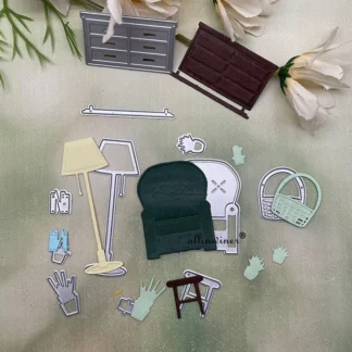 Troqueles de corte de Metal para decoración de sofá y sala de estar, álbum de recortes, tarjetas de papel, manualidades decorativas, troqueles en relieve