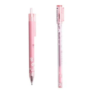 Útiles escolares, suministros de oficina, regalo para estudiantes, temporada Sakura de 0,5mm, bolígrafo para firmar coreano, bolígrafos de Gel, bolígrafo de escritura Floral Sakura