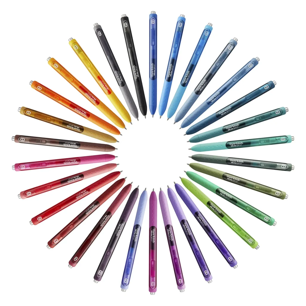 Bolígrafos de gel de 0,7 mm, paquete de 22, punta media, varios colores disponibles, aptos para escritura suave, escuela, oficina y toma de notas