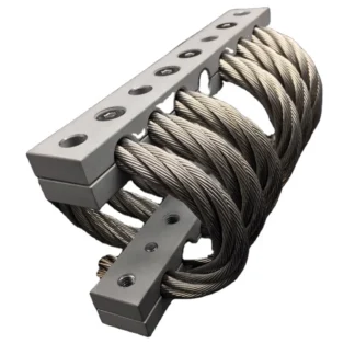 Bomba de energía para construcción de barcos, compresor, lanzador aeroespacial, aislamiento de vibración y choque, JGX-1276D-176B, montaje de aislamiento de cable