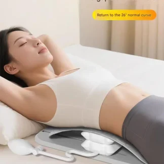 Almohada inflable de apoyo lumbar, almohada para la parte inferior de la espalda, almohadilla de cintura ajustable en altura, almohadilla de soporte resistente, adecuada para sofá cama.