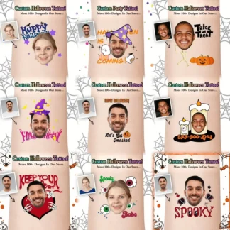 40 Uds. Tatuaje temporal personalizable de Halloween pegatina Día de los muertos vela fantasma telaraña murciélago mago calabaza globo ocular fiesta