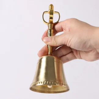 Campana de meditación budista tibetana y juego de Dorje, campana de llamada manual multiusos Extra ruidosa