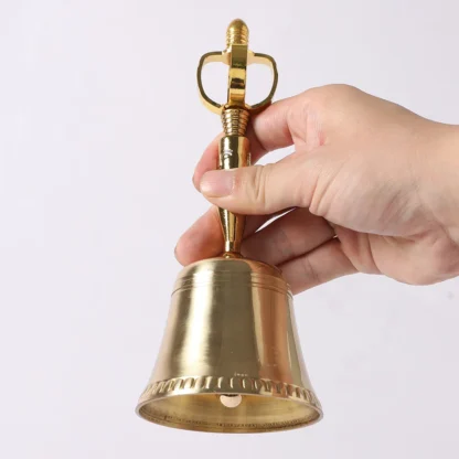 Campana de meditación budista tibetana y juego de Dorje, campana de llamada manual multiusos Extra ruidosa