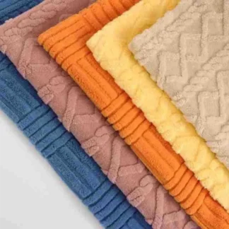 Tela de terciopelo de algodón Jacquard de Color sólido suave de 100x50CM para ropa de hogar, cojines de sofá, manta, tela DIY hecha a mano TJ20985