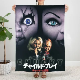 Manta de felpa Chucky de la película de Terror para Niños, mantas de moda para el hogar, Hotel, sofá, colchas de 150x125cm