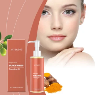 Aceite desmaquillante de limpieza profunda, elimina residuos de maquillaje, hidrata la piel seca, repara la barrera de la piel, aceite de limpieza Facial templado