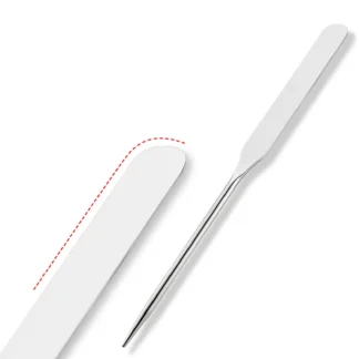 Juego de paleta de uñas de acero inoxidable, aguja de mezcla de maquillaje japonés, espejo, espátula de base ligera