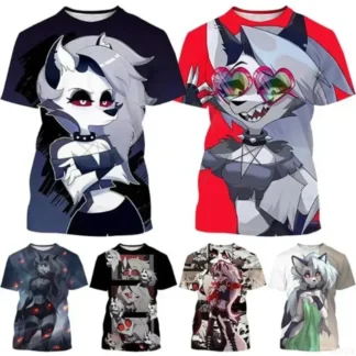 Ropa de moda para hombre, nueva camiseta de Anime con estampado 3D, camiseta personalizada de Hip Hop Harajuku Street, camiseta de gran tamaño Unisex