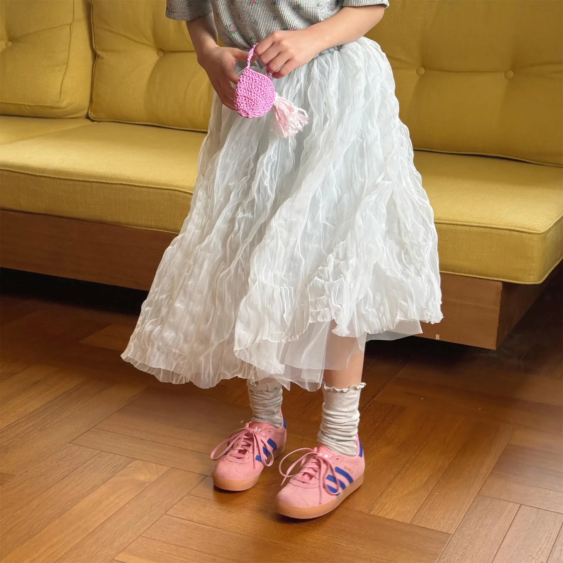 NOVEDAD DE VERANO 2025, faldas de gasa para niñas, falda de Ballet sólida para niñas, faldas bonitas de princesa para niñas, falda tutú, faldas para niños