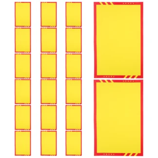 Soporte de letrero de papel publicitario para carteles, carteles de venta en blanco, etiquetas publicitarias, exhibición para tarjetas de tienda minorista, precio del mercado