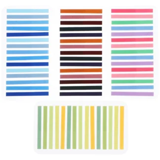 Juego de 4 pestañas de anotaciones, pegatinas de índice, banderas de libros para etiquetas de nombres colgantes adhesivas de oficina