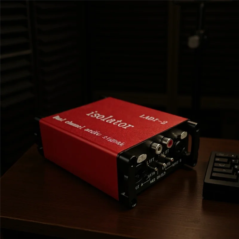 Aislador de señal de Audio, puerto DI Box, reducción de ruido, mejora la calidad del sonido, Universal para múltiples escenarios