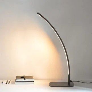 Lámpara de pie de latón minimalista para dormitorio, mesa de lectura, estudio, oro, negro, cobre, iluminación regulable, envío directo