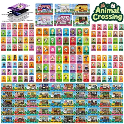 2025 nuevas tarjetas de cruce de animales de alta calidad juego de tarjetas NFC Animal Crossing New Horizons Amxxbo tarjeta regalos para niños