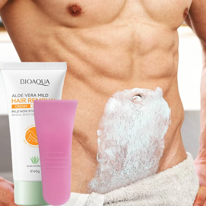 Crema de depilación indolora rápida para hombres y mujeres, inhibidor de crecimiento de vello, brazo, axila, piernas, depilación permanente, belleza, cuidado de la salud, 60g