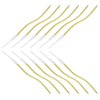 Espiral doblada para celebración, hilo dorado, decoraciones para fiesta de cumpleaños, bebé