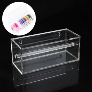 Dispensador de acrílico Dental, caja de almacenamiento de cadena elástica, soporte de colocación de lazos de ligadura, organizador, estuche Placer de laboratorio para dentista