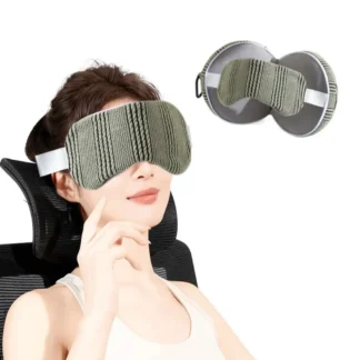 Almohadas multifuncionales 2 en 1 para el cuello, almohada plegable para la siesta en forma de U, bloqueador de luz con máscara para los ojos, almohada de viaje para avión