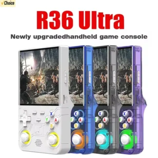Nueva consola de juegos portátil R36 Ultra retro, sistema Linux de código abierto de 4,0 pulgadas, reproductor de vídeo portátil de 256GB, consola de juegos portátil