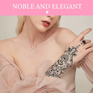 Anillo Pulsera integrada Disfraz - Estilo Guantes de encaje Noche formal Boda Novia Sin dedos Señoras Mujer