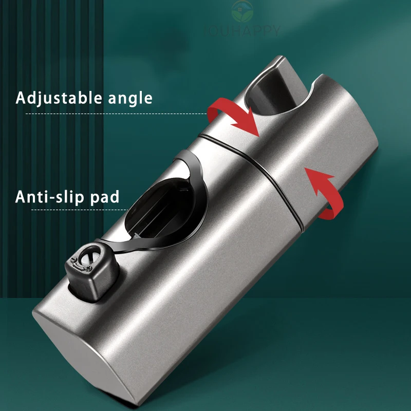 Soporte Universal para cabezal de ducha de 20 ~ 25mm, barra deslizante de ducha de plástico ABS, soporte de abrazadera ajustable, accesorios de baño