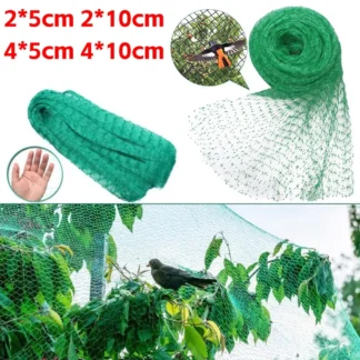 Red Verde antiaves para protección de plantas de jardín, Red de escalada, soporte para frutas y verduras, suministros de Control de plagas, 5/10M
