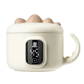 AC39-cuenco de comida para niños que mantiene el calor durante 12 horas, fiambrera eléctrica portátil inalámbrica para el hogar, contenedor de almacenamiento aislado para niños
