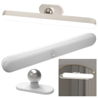 Luces magnéticas inalámbricas para gabinete, luz LED de protección ocular con carga USB, brillo y ángulo de Color ajustables para el baño del hogar