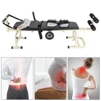 Dispositivo de herramienta de estiramiento Lumbar, cama de tracción, mesa de terapia apta para masaje de columna Cervical, mesa de tracción, camilla de espalda