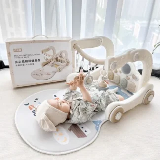 Baby Piano Fitness Frame 100 días Productos para bebés cutie Regalo de luna llena de educación temprana de 0 a 3 meses, miel para recién nacidos Encontrar la caja de regalo