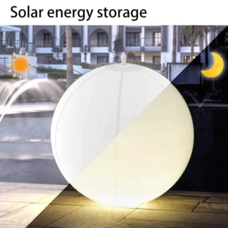 Luz flotante para piscina, Control remoto inflable, bola luminosa LED Solar IP68