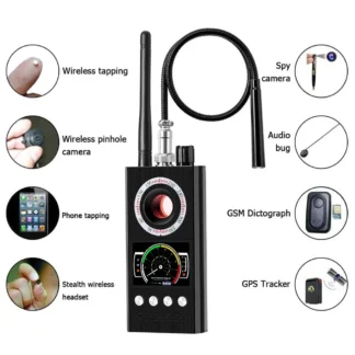 Nuevo Detector multifunción K68, Mini cámara espía de Audio, buscador GSM, lente de señal GPS, localizador RF, rastreador, detección, cámara inalámbrica