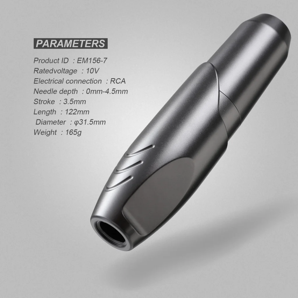 Máquina de tatuaje inalámbrica, pluma de tatuaje rotativa, interfaz RCA, maquillaje permanente profesional, suministro de máquina de tatuaje de arte corporal