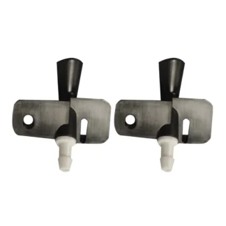 Boquilla para limpiaparabrisas delantero, 2 uds., Jet 76810-TF0-G01 para Honda GE8 Jazz Fit 2008-2013, chorro de pulverización para limpiaparabrisas y capó-L49A