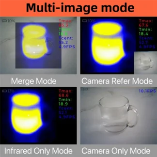 Accesorios infrarrojos industriales de la cámara de imágenes térmicas de Y22A-TICAM1 con la lente de luz visible de 200MP