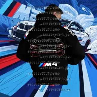 2025 suéter con capucha primavera y otoño Casual BMW coche suéter con capucha hombres y mujeres parejas jersey camisa de manga larga