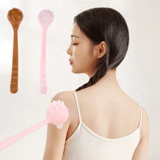 Martillo de masaje de espalda Manual, martillo de mano largo de silicona para cuerpo, piernas, brazos, rascador de golpes para el hogar, oficina y gimnasio, 1 Uds.