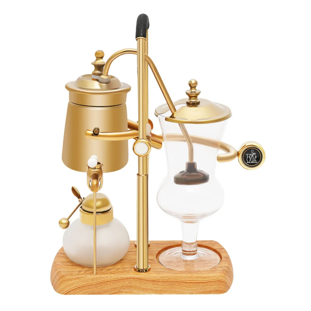 Cafetera de sifón de equilibrio de 13,53 oz, cafetera de gravedad Manual para cafetería, tiendas de bebidas