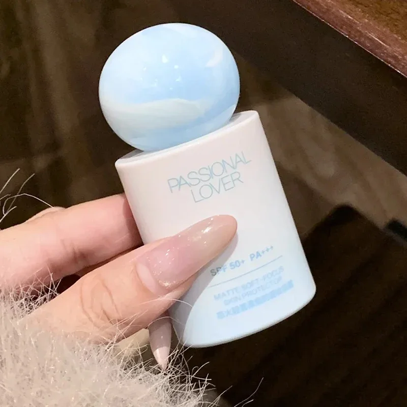 PL Primer protector solar de enfoque suave para piel grasa Maquillaje antideslizante de larga duración Control de aceite Corrector Combinación Base para piel grasa