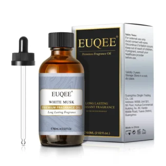 EUQEE 60ML aceite aromático Premium almizcle blanco brisa de mar chicle Chocolate cuero bebé polvo Aroma aceite esencial 1 pieza