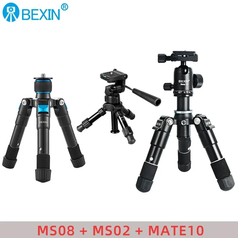 Trípode portátil BEXIN, ligero, de viaje, de escritorio, flexible, compacto, Mini cámara de teléfono inteligente, trípode DSLR para iphone