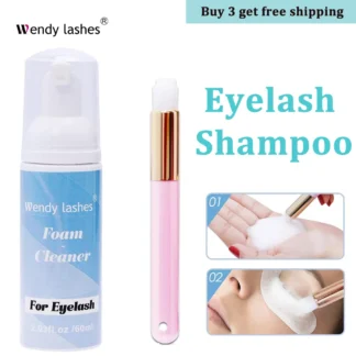 Limpiador de pestañas profesional de espuma Mousse, limpiador de pestañas, alta calidad, 60ml