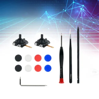 Reemplazo T35C para 3 mangos VR, Joysticks analógicos 3D, palanca de pulgar con funda de silicona de 8 piezas y herramienta de desmontaje
