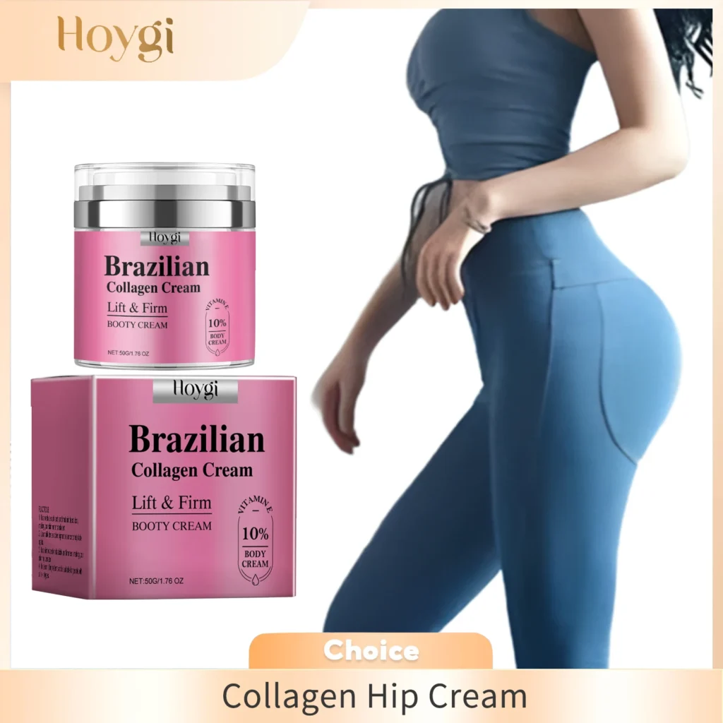 Crema de colágeno para levantamiento de cadera, reafirmante de línea de cadera, Reduce la sequedad, aumenta la elasticidad de la piel, mejora la línea fina, calmante, reafirma el cuidado de la piel