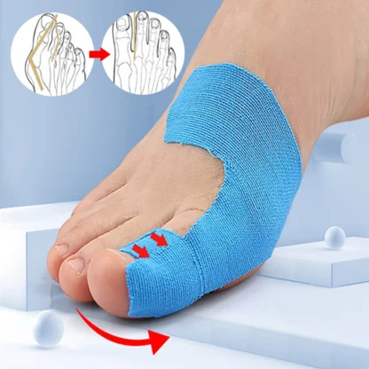 10 Uds Corrector de juanete alisador de juanete autoadhesivo ortopédico correa de juanete Corrector de órtesis de Hallux Valgus para hombres y mujeres