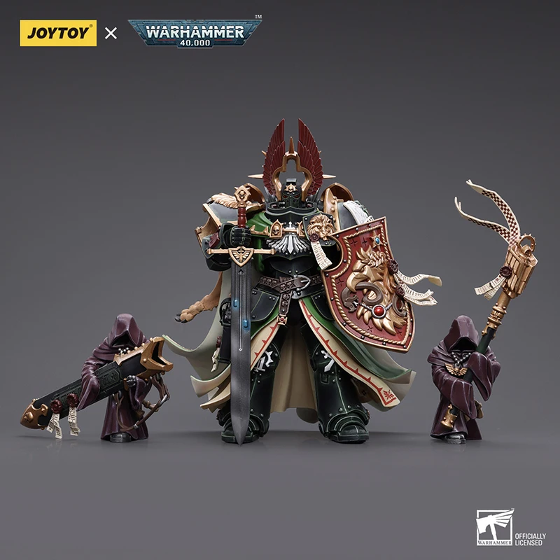 Joytoy Dark Angel Genesecter Leon Elverson escala 1:18 figura de acción coleccionable soldado móvil juguete para fanáticos de Warhammer 40K