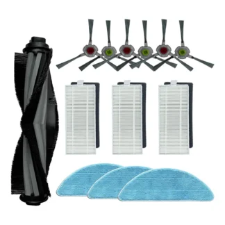 B07B-accesorios de tela de filtro de Cepillo Lateral de cepillo principal aptos para Aspiradora Robótica Ecovacs Yeedi K650