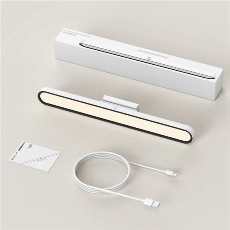 AA49 3X Luz de Lectura de Pared LED Inalámbrica Stick On Litera Luces de Contacto Regulables Cabecero Lámpara Adhesiva para Espejo de Maquillaje Blanco
