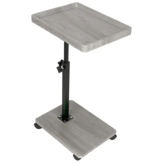 Mesa auxiliar para sala de estar en forma de C, 40x30x(45-80)cm, armario lateral para sofá, mesa de centro móvil, mesita de noche sencilla para dormitorio con ruedas